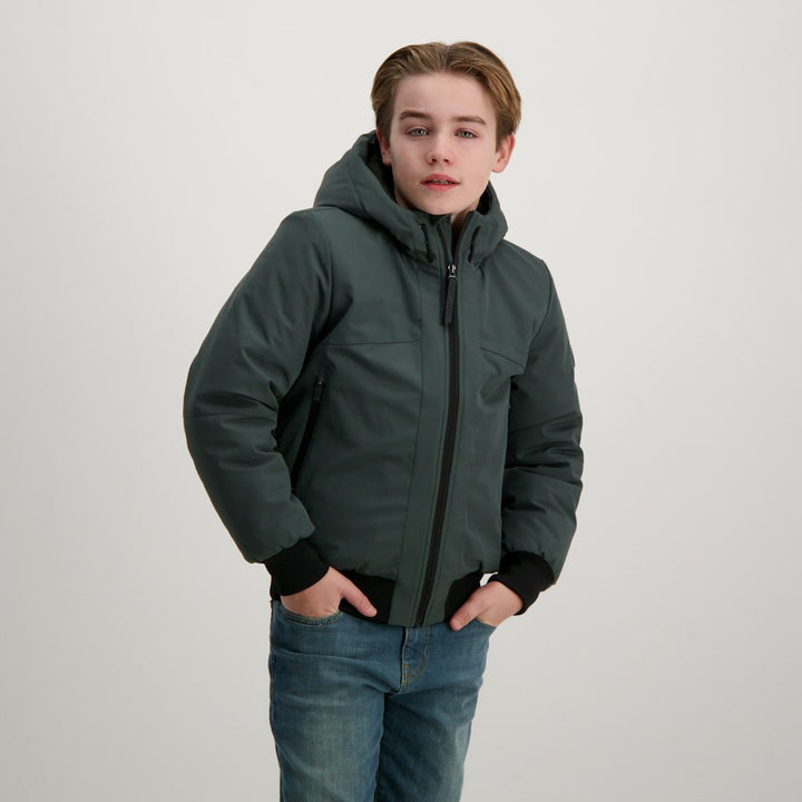 Kids Pranoy Polyester Black - Groen