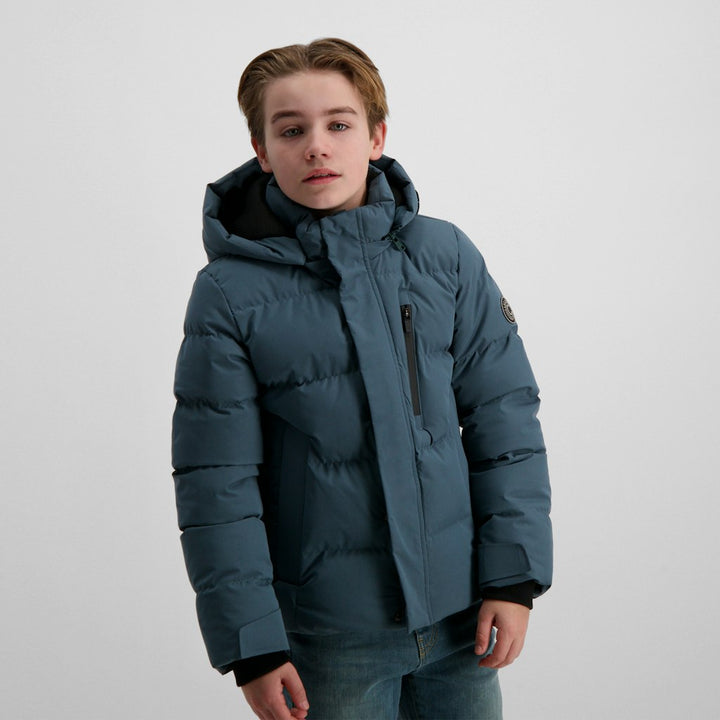 Kids Wickam Polyester Black - Blauw Melee