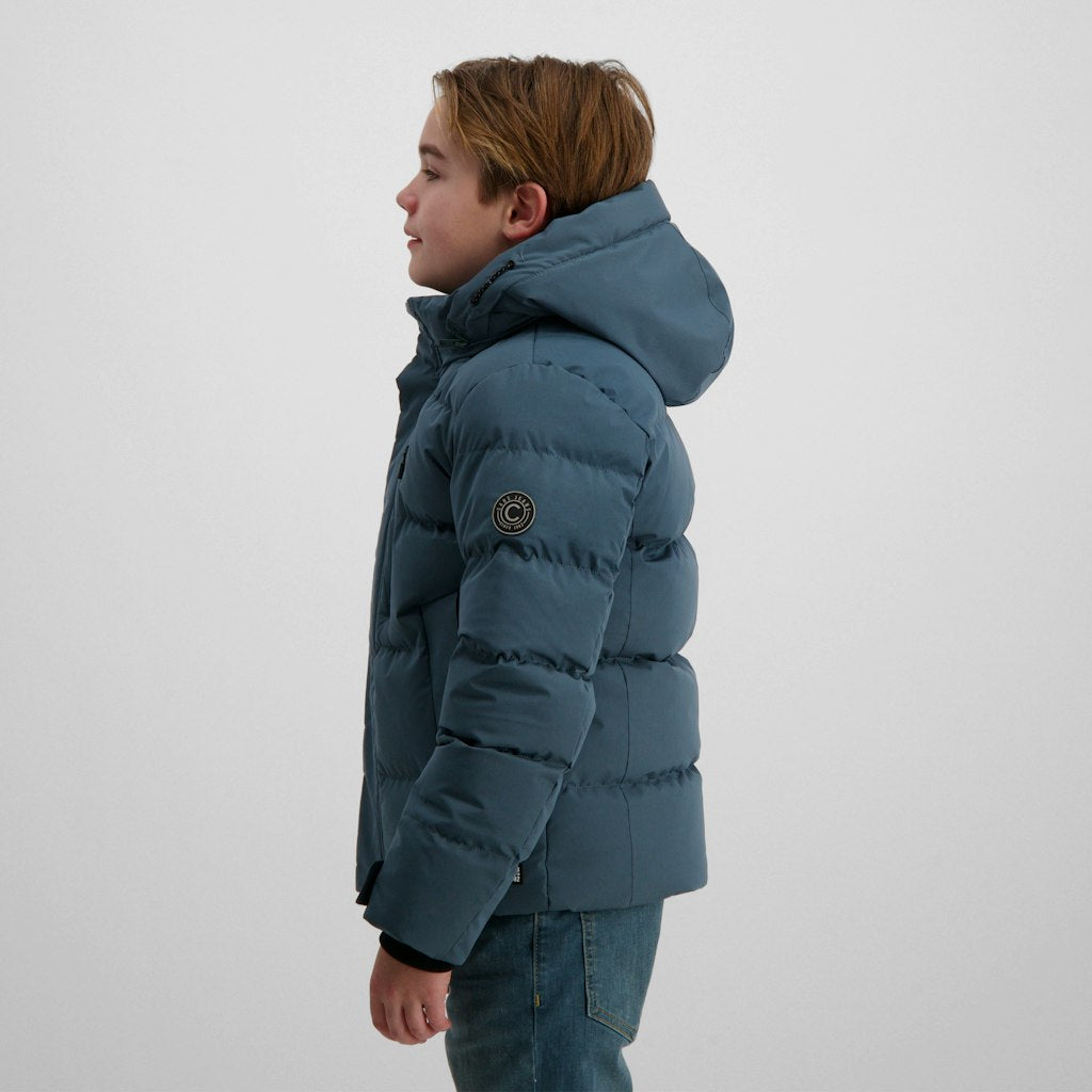 Kids Wickam Polyester Black - Blauw Melee
