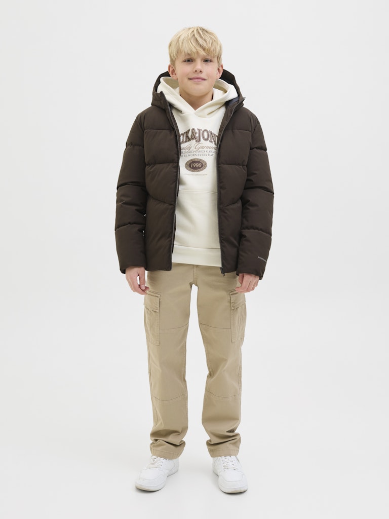 Jjglobal Puffer Jacket Jnr - Bruin