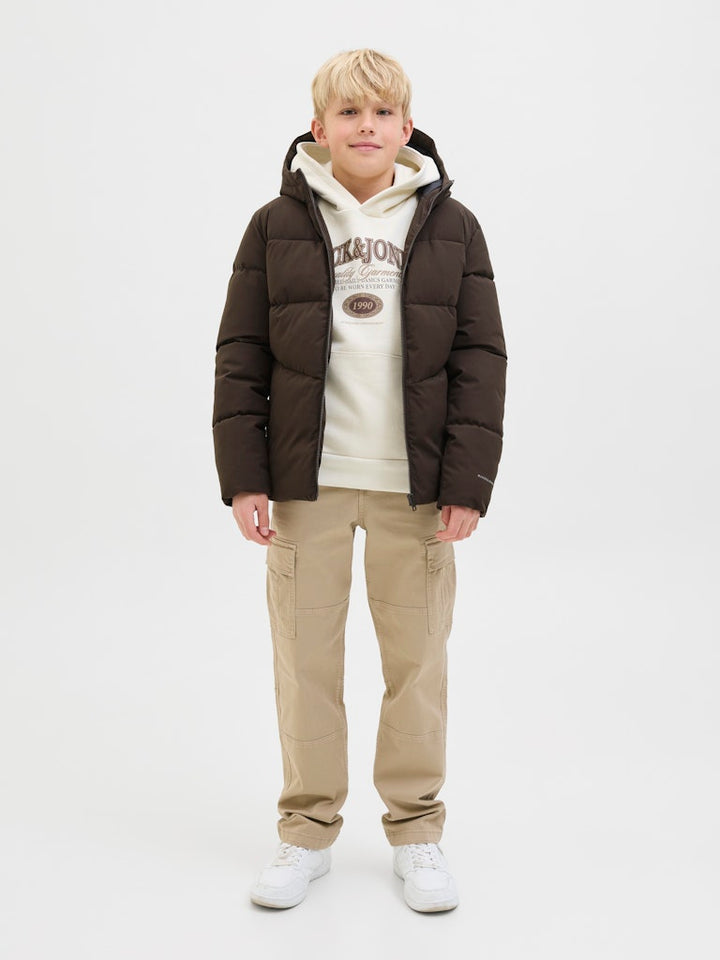 Jjglobal Puffer Jacket Jnr - Bruin