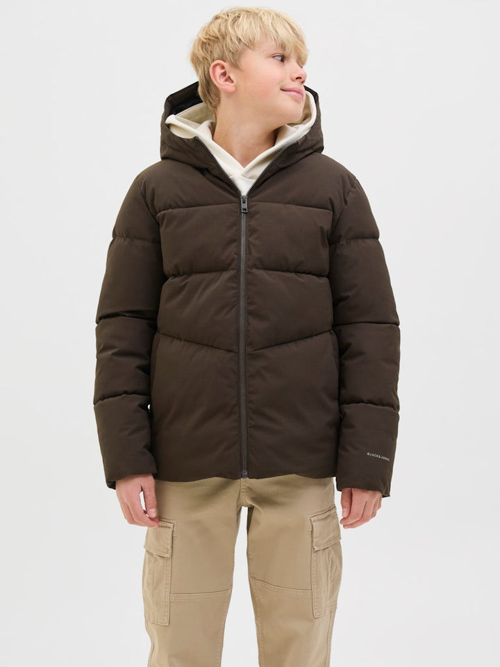 Jjglobal Puffer Jacket Jnr - Bruin