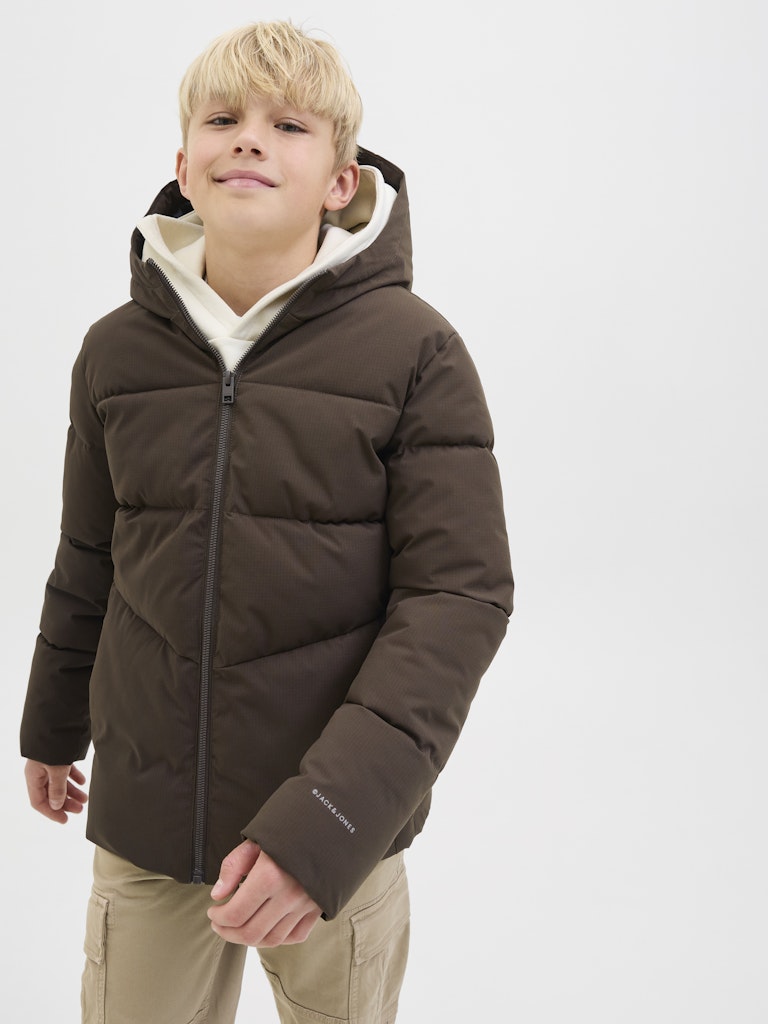 Jjglobal Puffer Jacket Jnr - Bruin