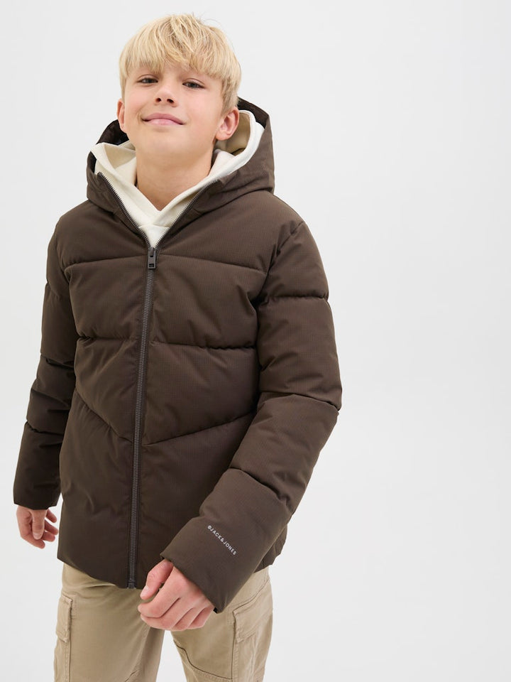 Jjglobal Puffer Jacket Jnr - Bruin