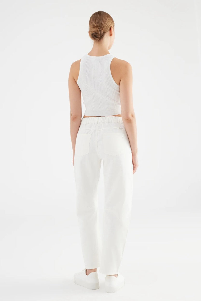 COJ Selena off-white jeans low croth-baggy fit – dames