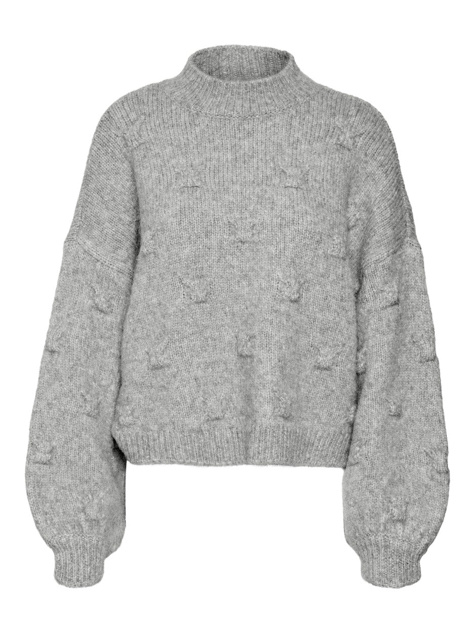VERO MODA 10315554 Gail trui lichtgrijs – dames