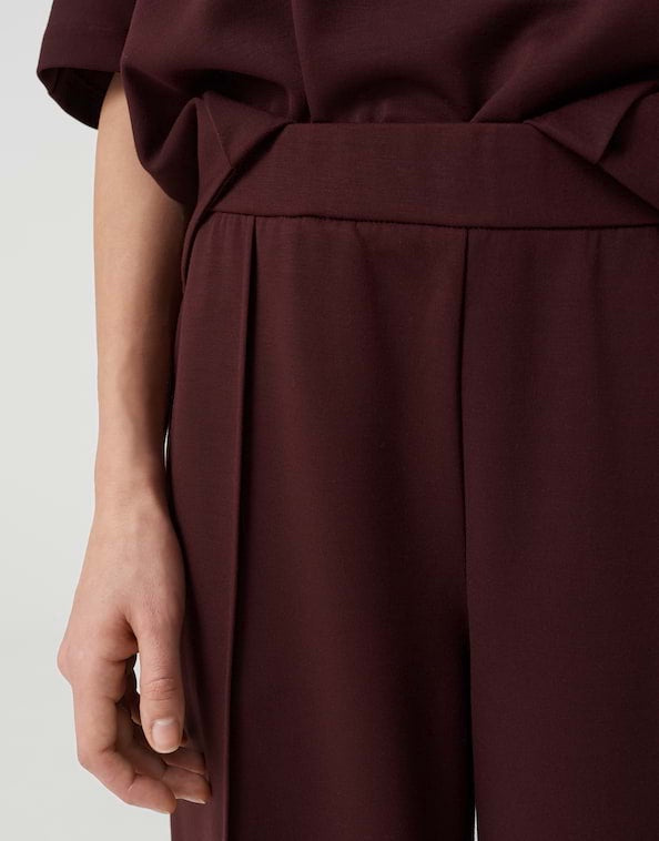 Opus Melane chill bordeaux – lange broek dames