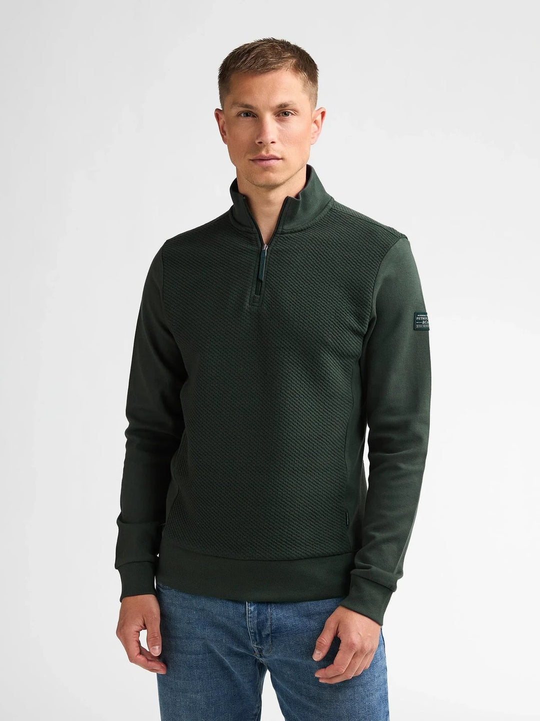 Petrol men M-3060-KWC214 trui heren olijf