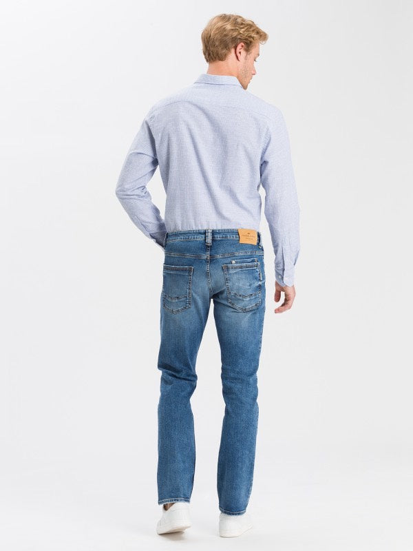 Cross Jeans Dylan E 195-102 jeans blue denim – heren - 34