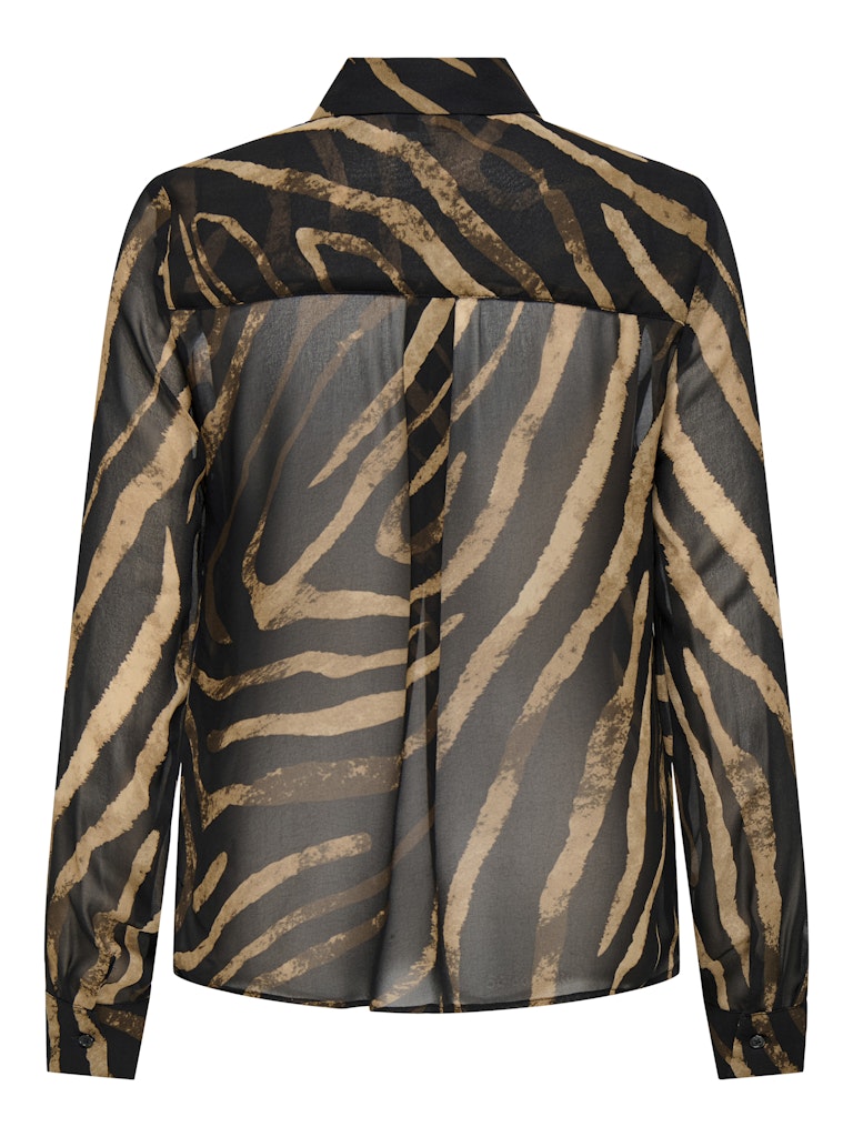 Only Keana blouse l/m dames zwart dessin