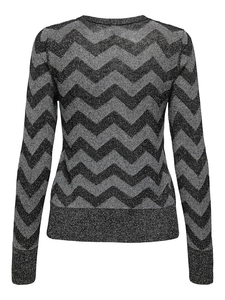Only Jillo trui dames zwart dessin