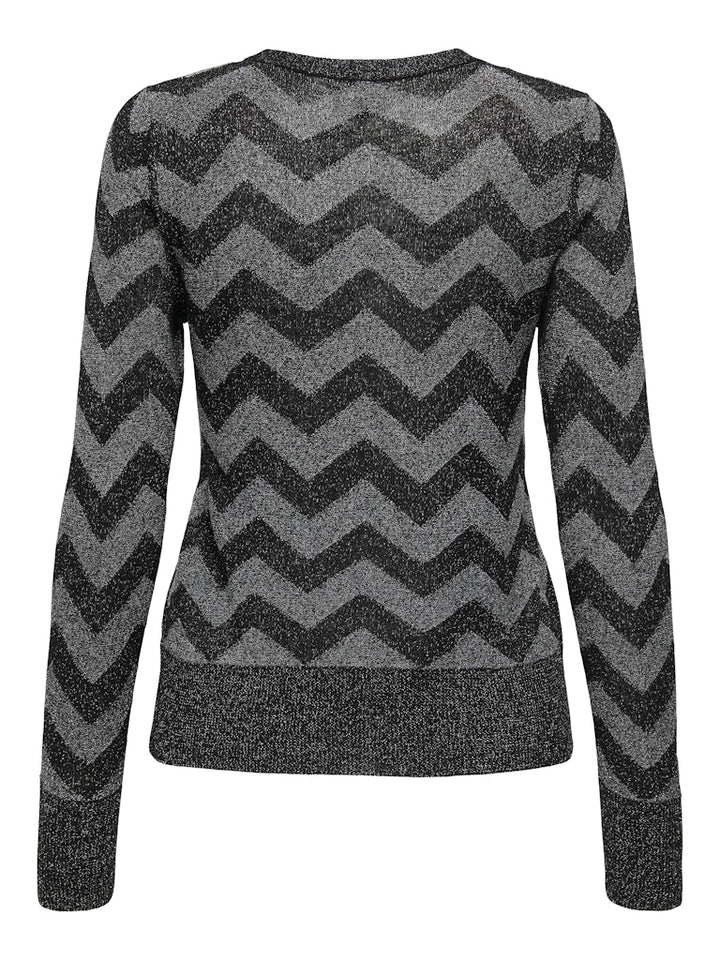 Only Jillo trui dames zwart dessin
