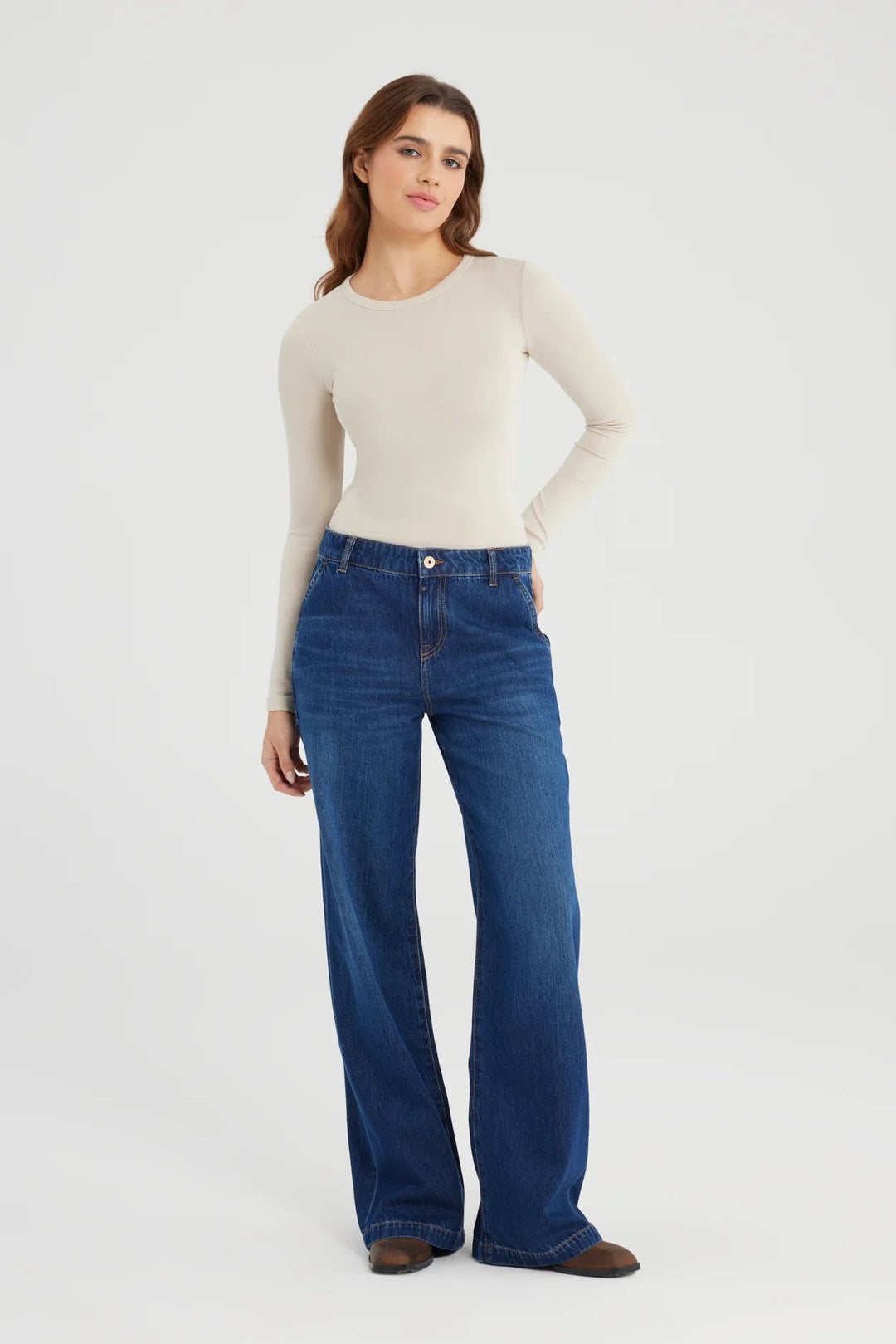COJ Maxime jeans loose fit dames – blue denim - 30