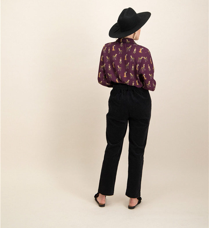 Refined department blouse l/m dames bordeaux – R2511994842