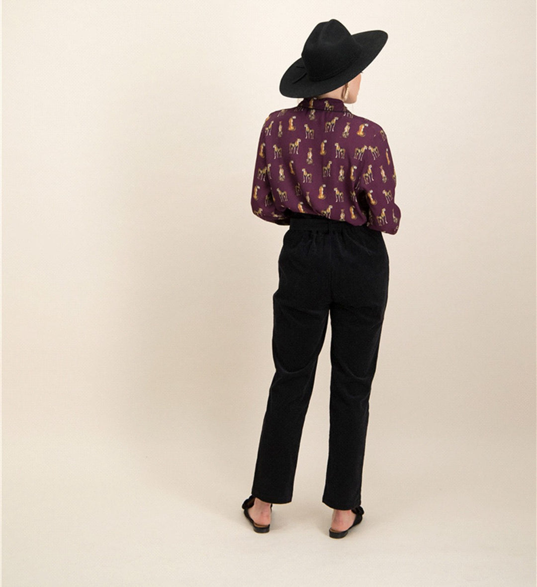 Refined department R2511994842 blouse l/m dames bordeaux