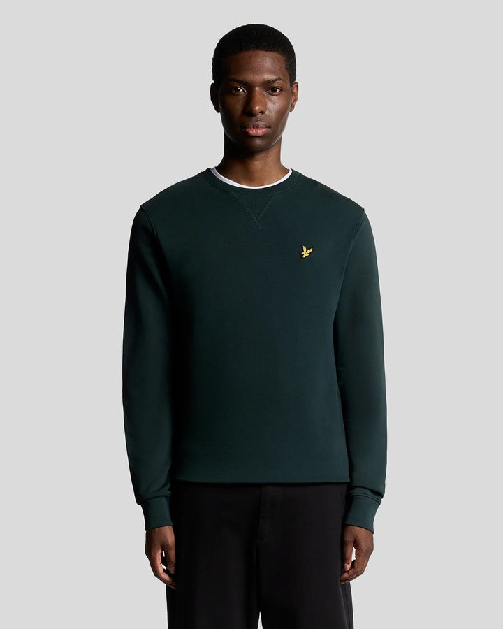 Lyle & Scott ML424VOG sweater donkergroen – heren