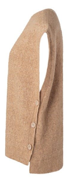 Elvira Casuals E3 26-007 Amelia gilet dames – beige