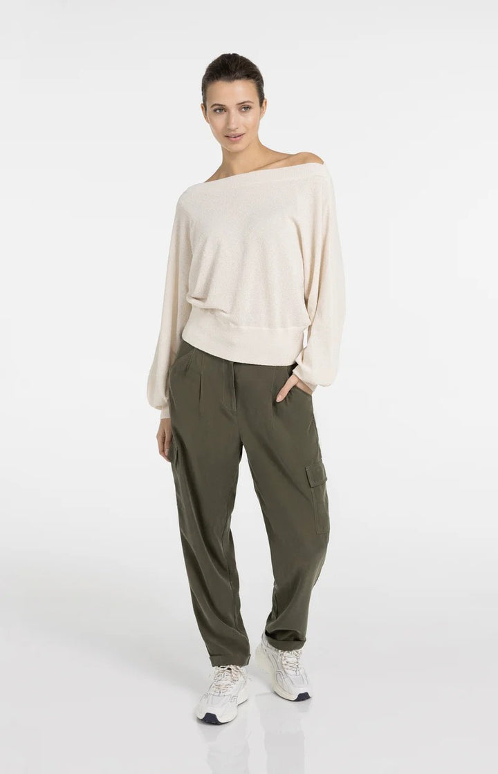 YAYA Women sweater dames beige