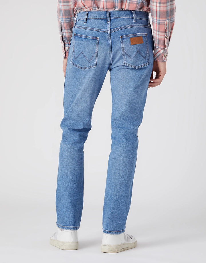 Wrangler heren jeans slim fit – W18 SYLZ70 Larston 812 - Blue Denim - L32