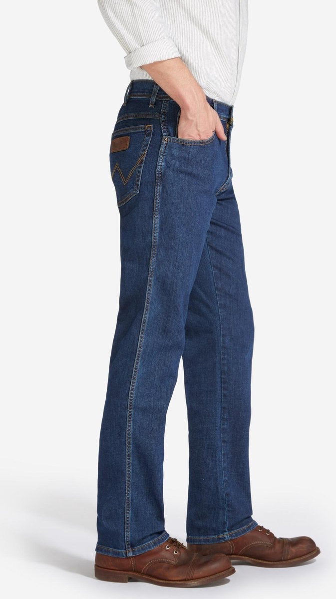 Wrangler Texas Stretch jeans blue denim – heren - L32