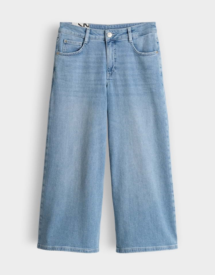 Opus Minah airy jeans loose fit dames – blue denim - 26