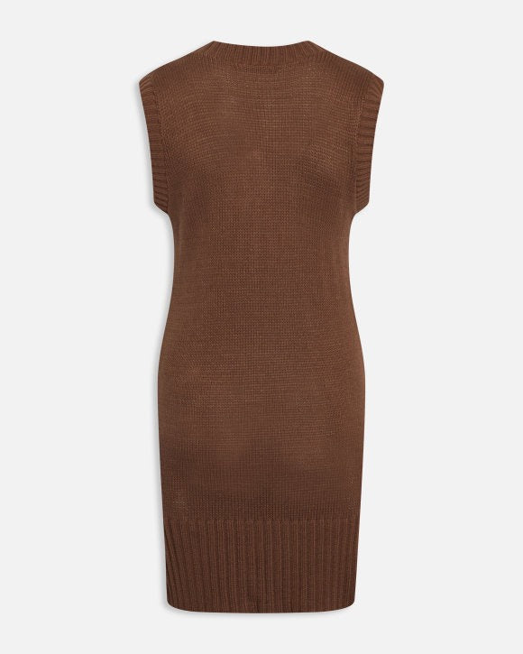 SistersPoint Pulk-ve.l spencer dames bruin