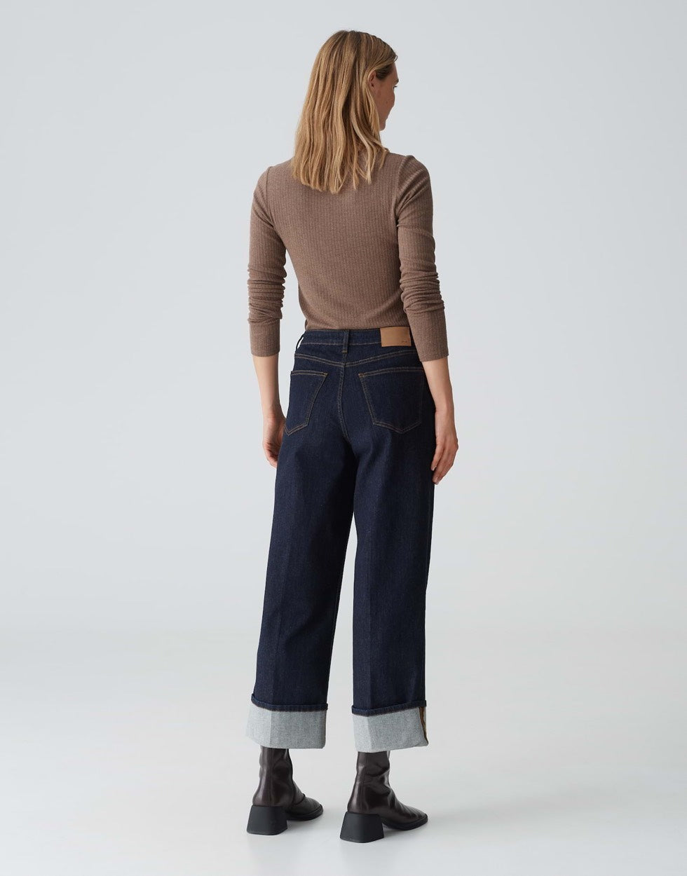 Opus Mipo 1031599275349 jeans loose fit dames - Blue Denim - L28