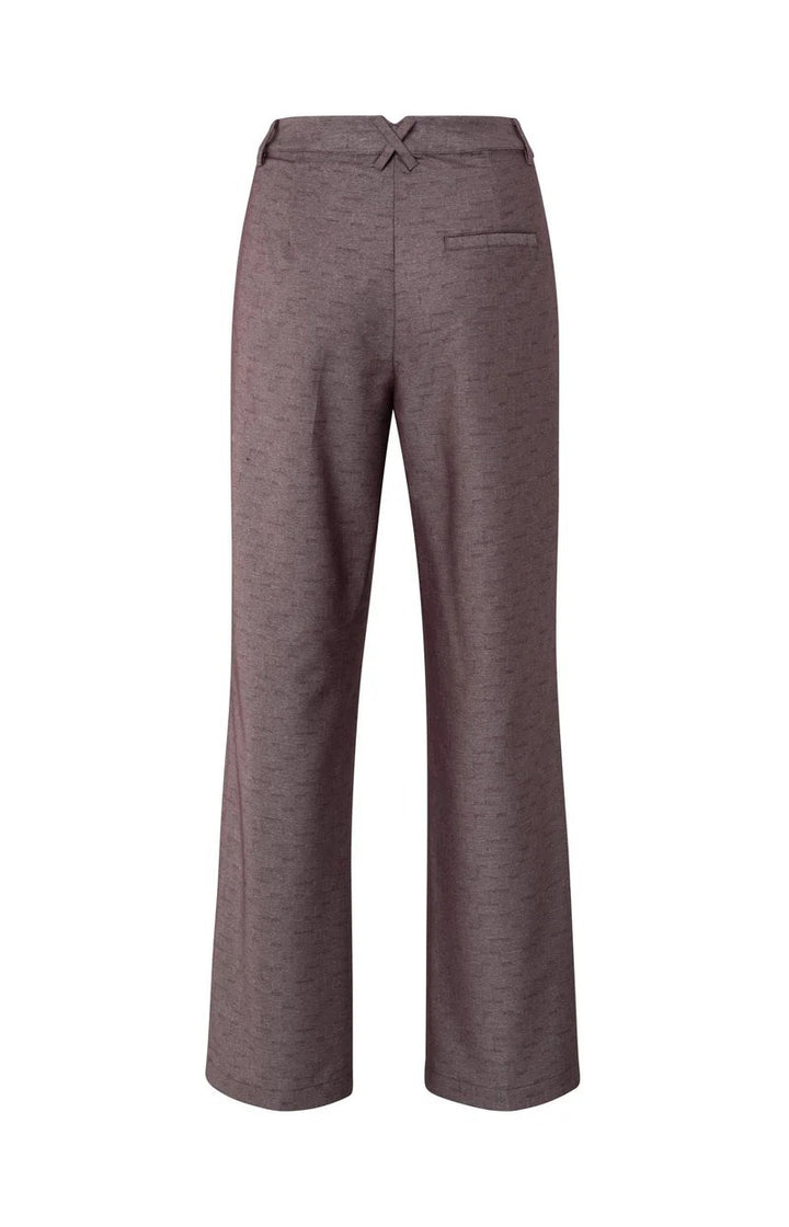 YAYA Women lange broek paars dessin – dames