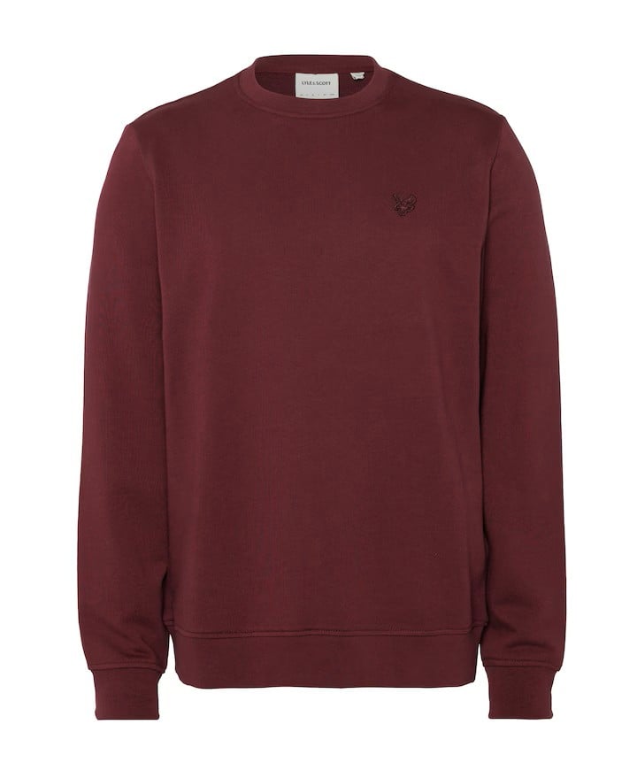 Lyle &amp; Scott ML2255TONT sweater bordeaux – heren