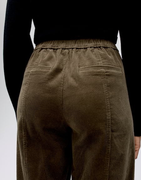 Opus Marou mod 10620511838106 lange broek taupe