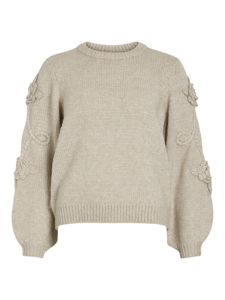 Vila Faye trui dames beige – herfst/winter 2526