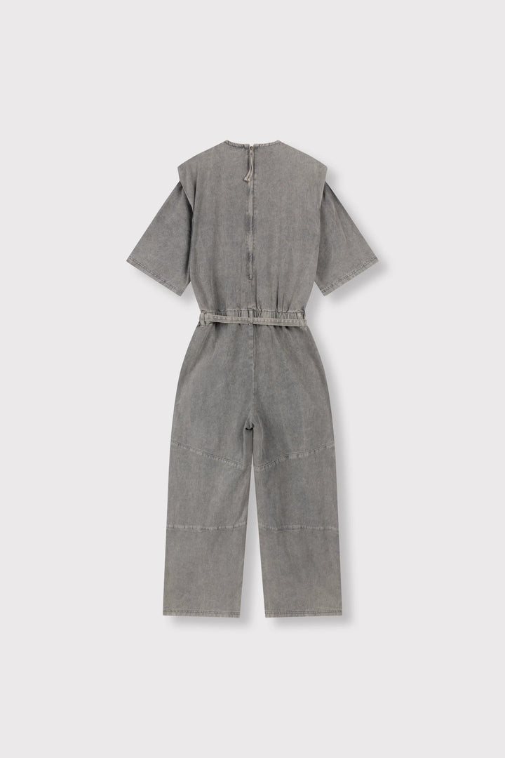 Refined department jumpsuit l/p dames – grey denim