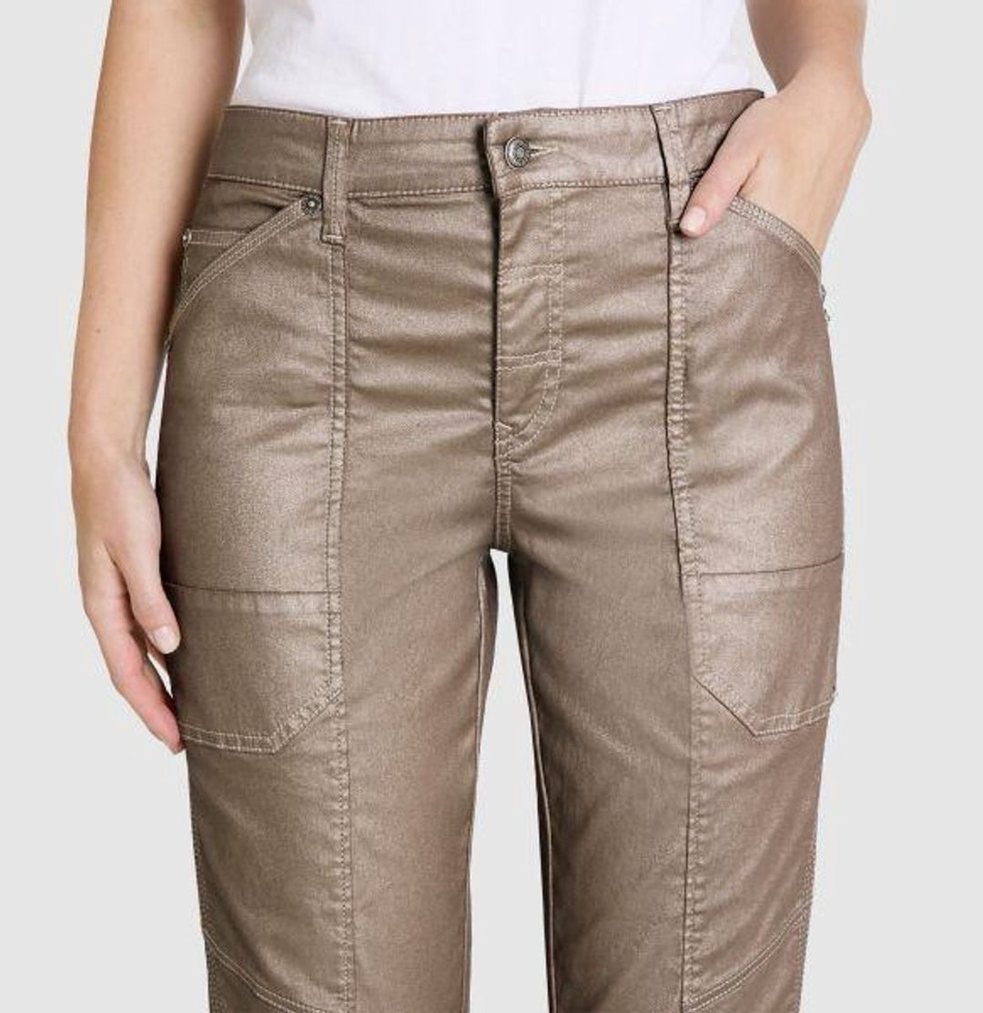 MAC women lange broek taupe – dames
