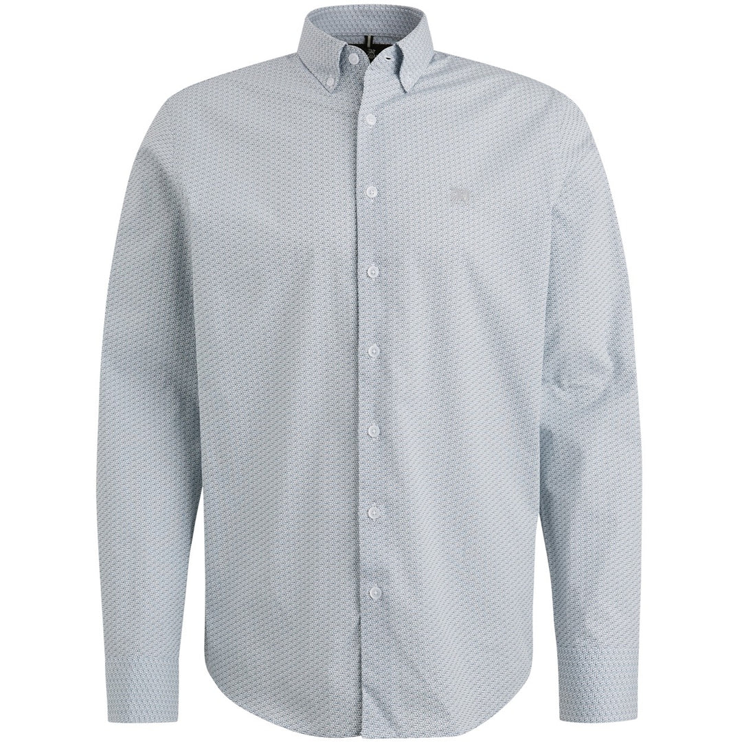 Vanguard VSI2502201 overhemd l/m heren – wit dessin