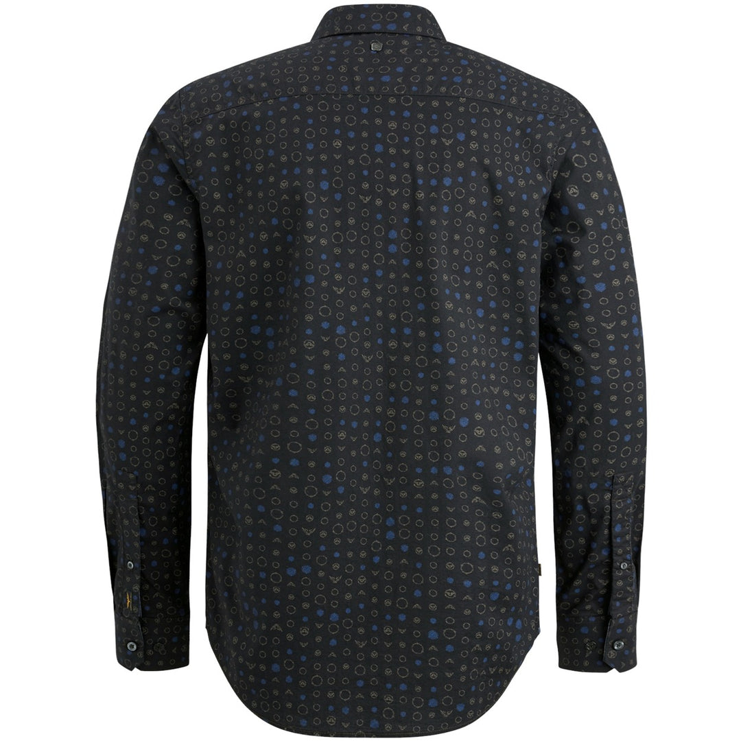 PME-Legend PSI2410204 overhemd l/m zwart dessin – heren