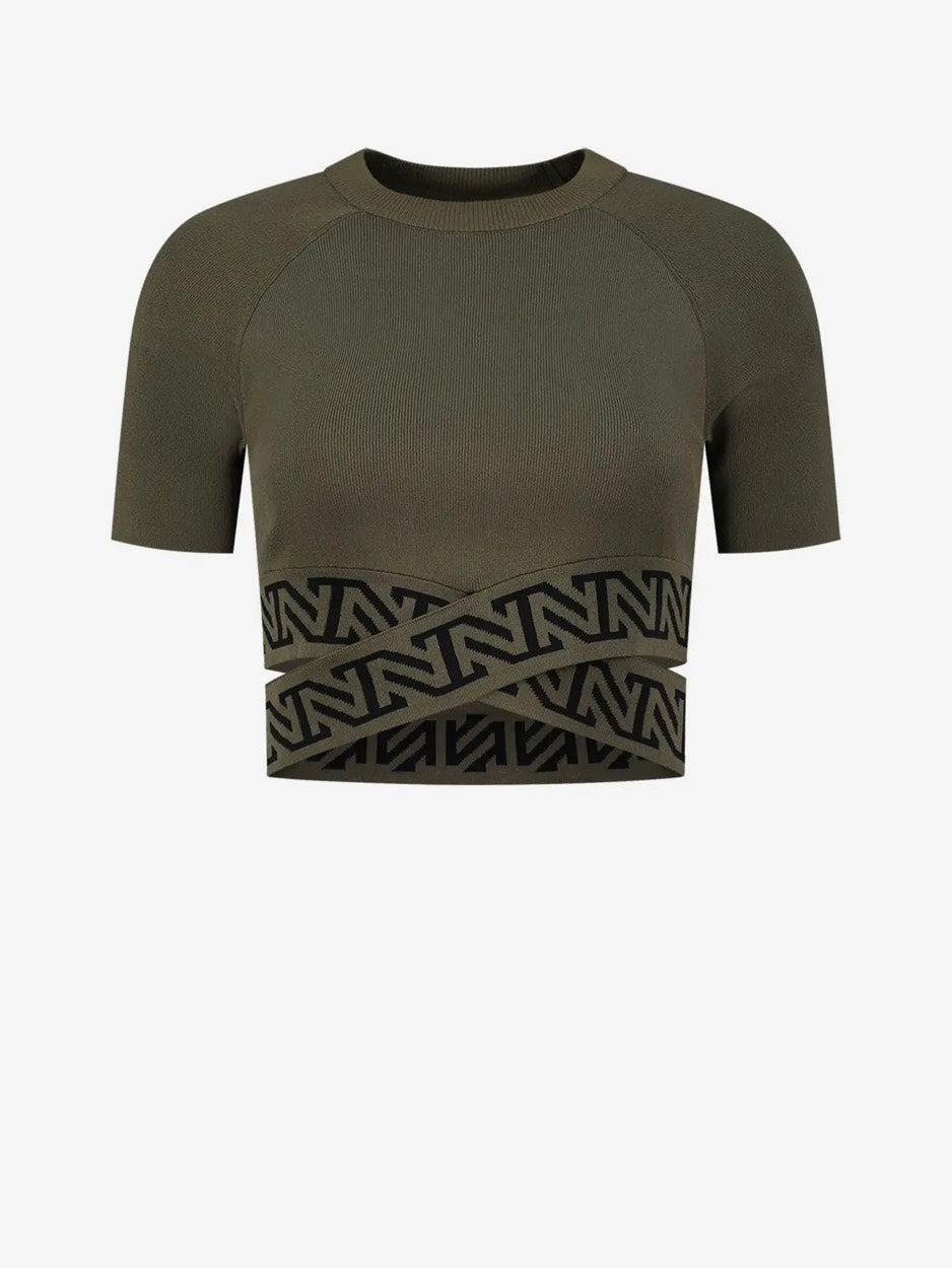 Nikkie N 7-571 2401 top k/m dames army