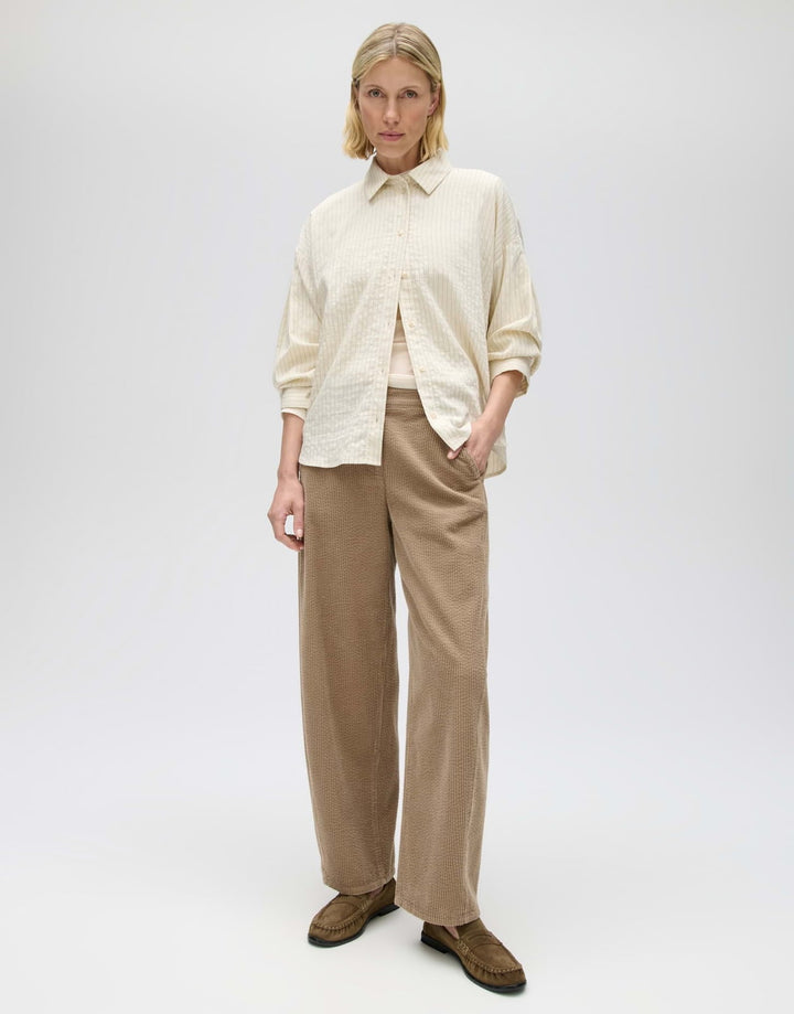 Opus Myha softness 1063585930106 lange broek taupe