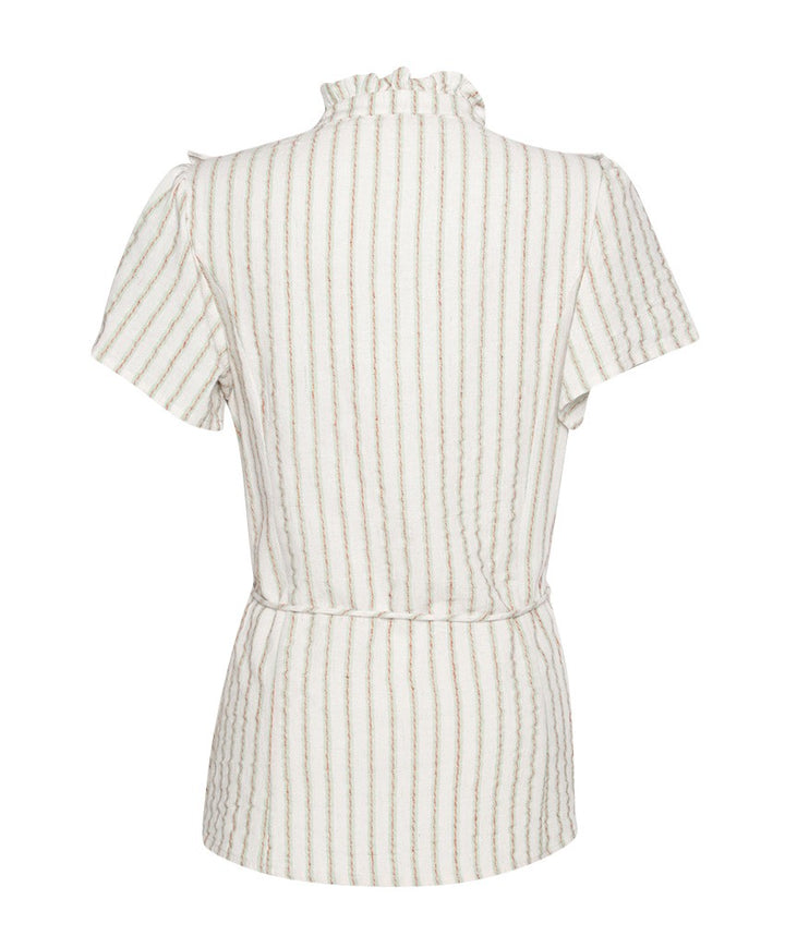 Aaiko Chandra co 620 top ecru dessin – dames