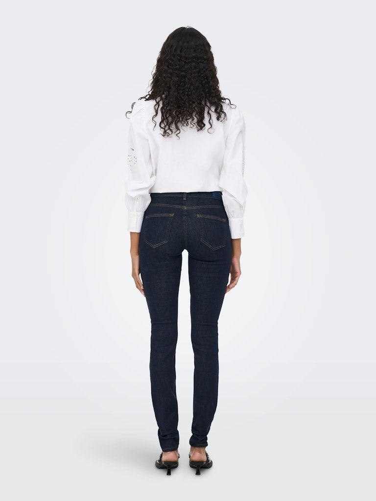 Onlblush Mid Sk Stayblue Dnm Rea023 - Blue Denim