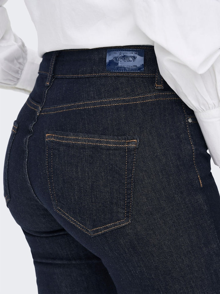 Onlblush Mid Sk Stayblue Dnm Rea023 - Blue Denim