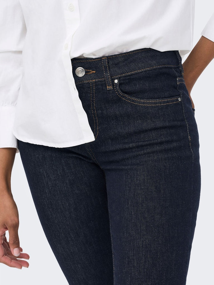 Onlblush Mid Sk Stayblue Dnm Rea023 - Blue Denim
