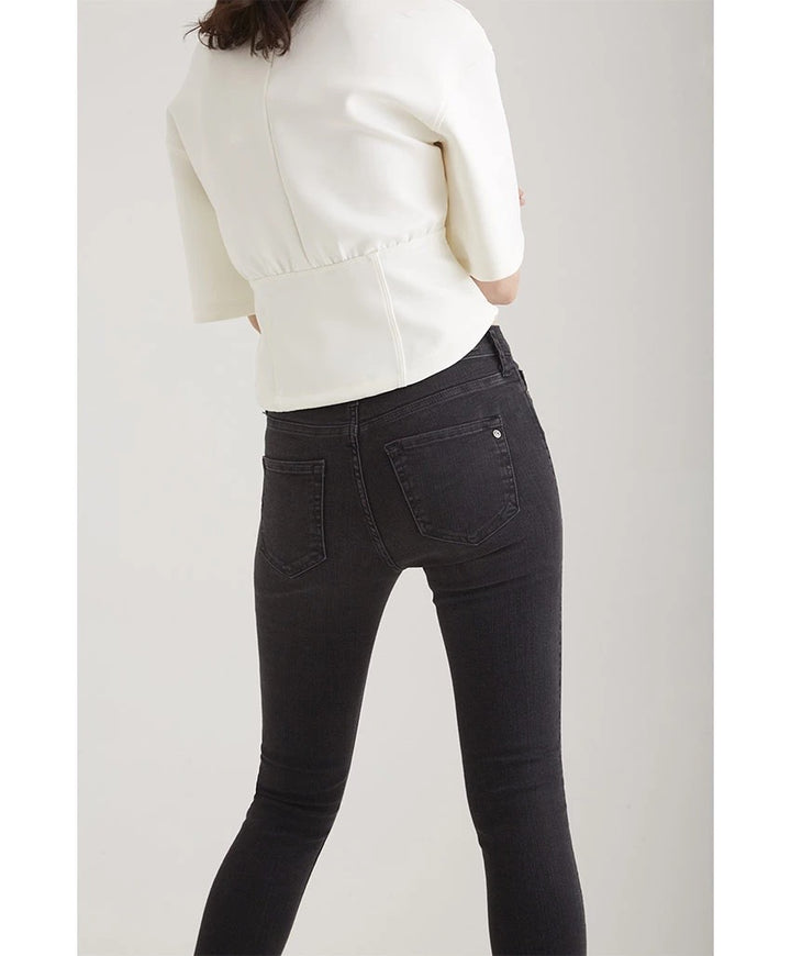 Reshape Super Skinny Coj Denim - Black Denim