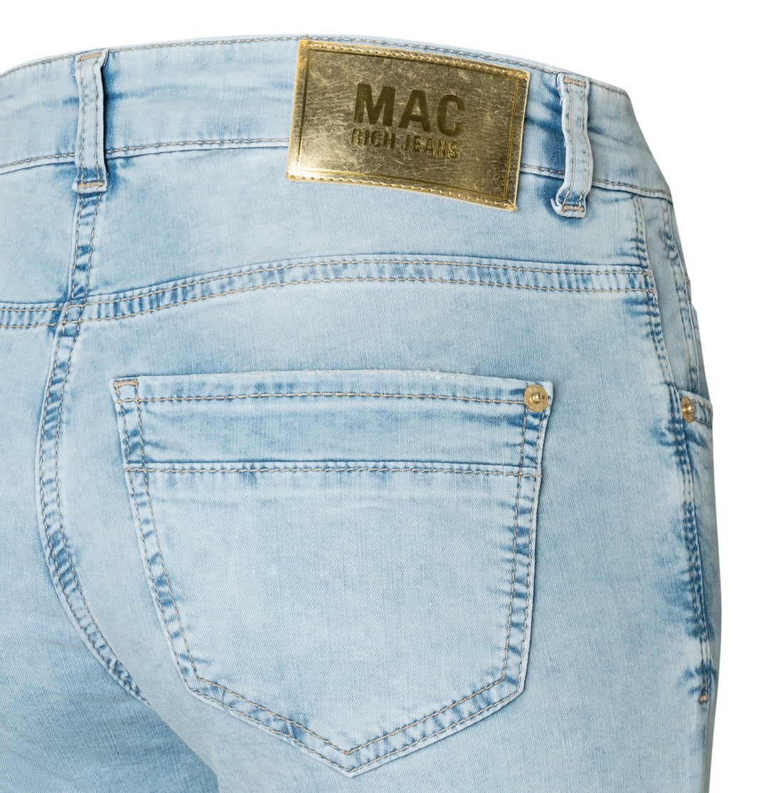Mac Jeans - Rich Cropped Fringe - Blue Denim