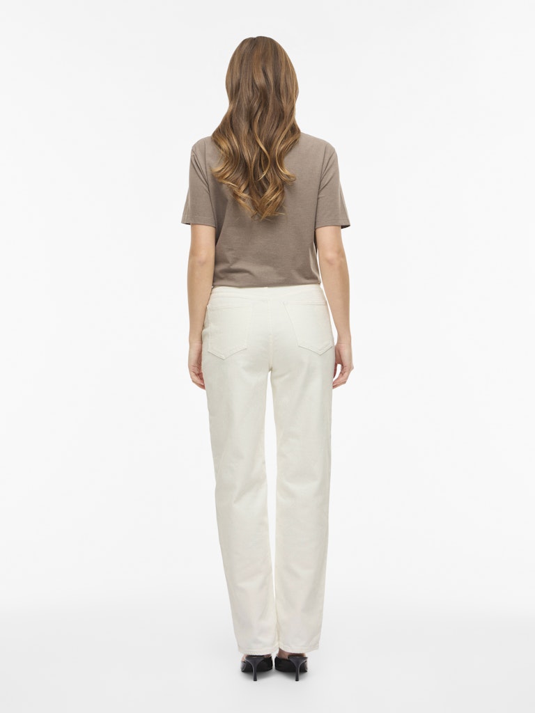 Vikelly Jaf Hw Straight Jeans-noos - Wit