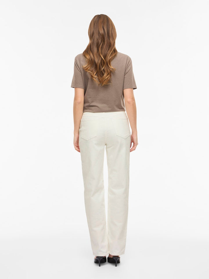 Vikelly Jaf Hw Straight Jeans-noos - Wit