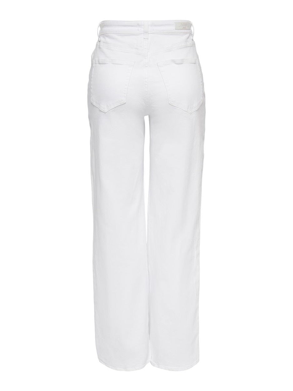 Onljuicy Life Hw Wide Leg Rea365  N - Wit