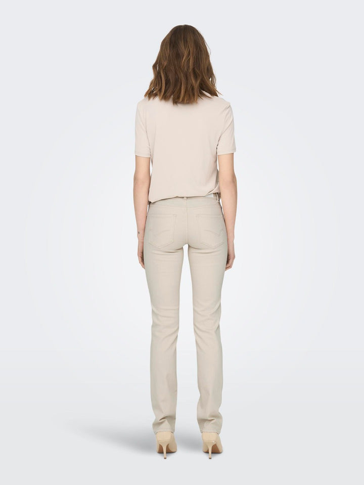 Onlalicia Reg Strt Dnm Dot019 - Ecru