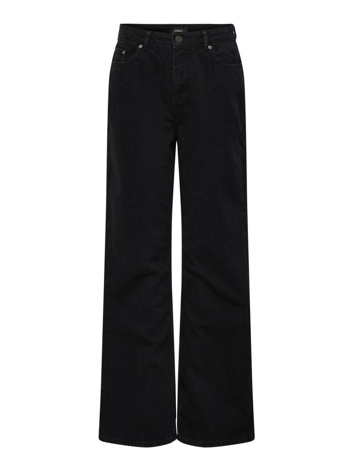 Onlcamille Life Ex Hw Wide Dnm Noos - Black Denim