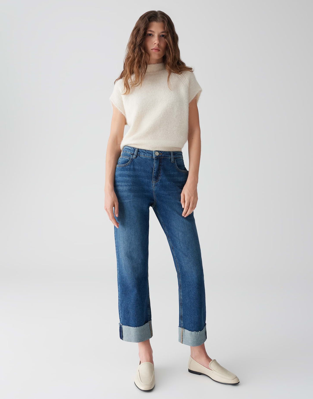 Lana Turn Up 10388213070370 - Blue Denim
