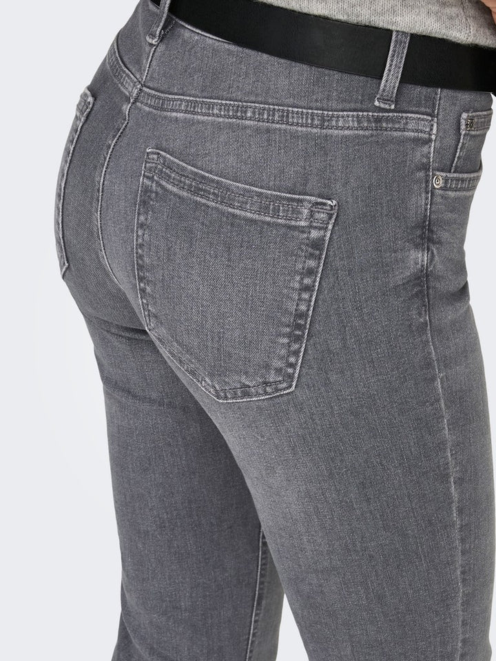 Onlblush Mid Flared Tai0918 Noos - Grey Denim